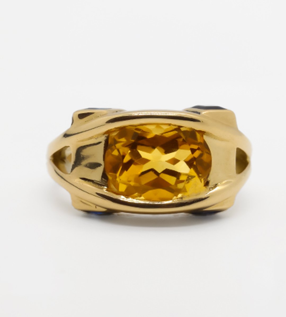 Entremaillage citrine