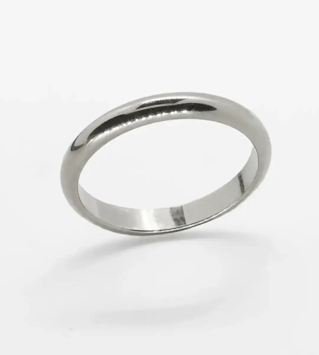 Alliance demi-jonc or blanc