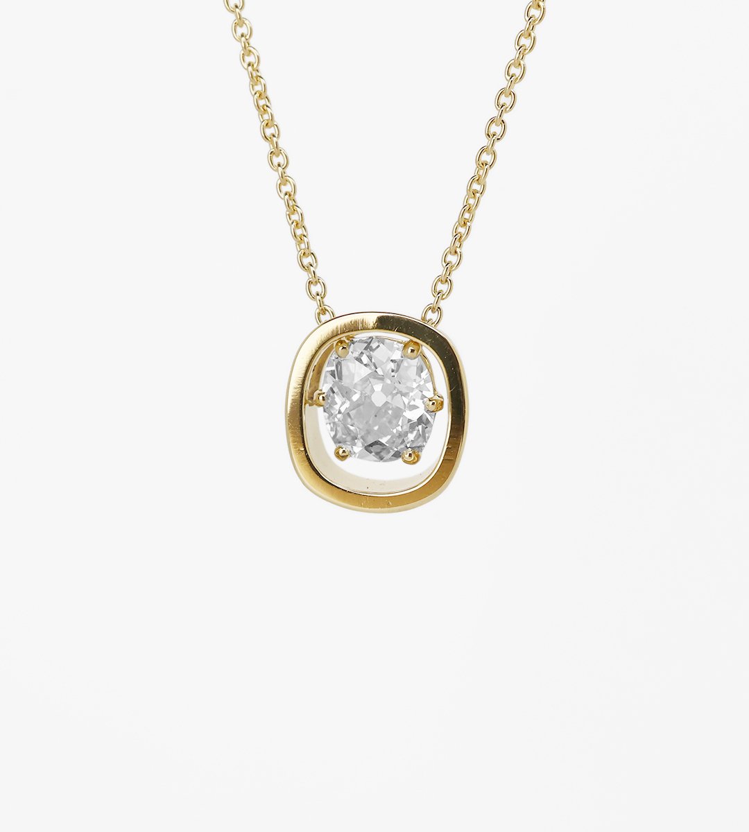 collier entourage modulable diamant